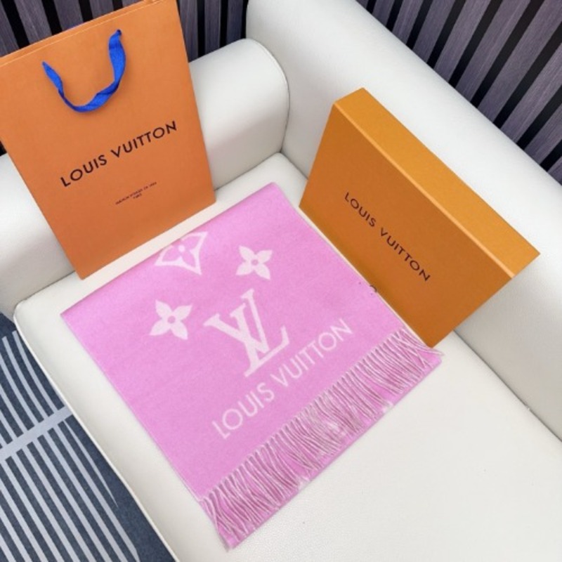 LV 더블페이스 캐시미어 숄 M76066